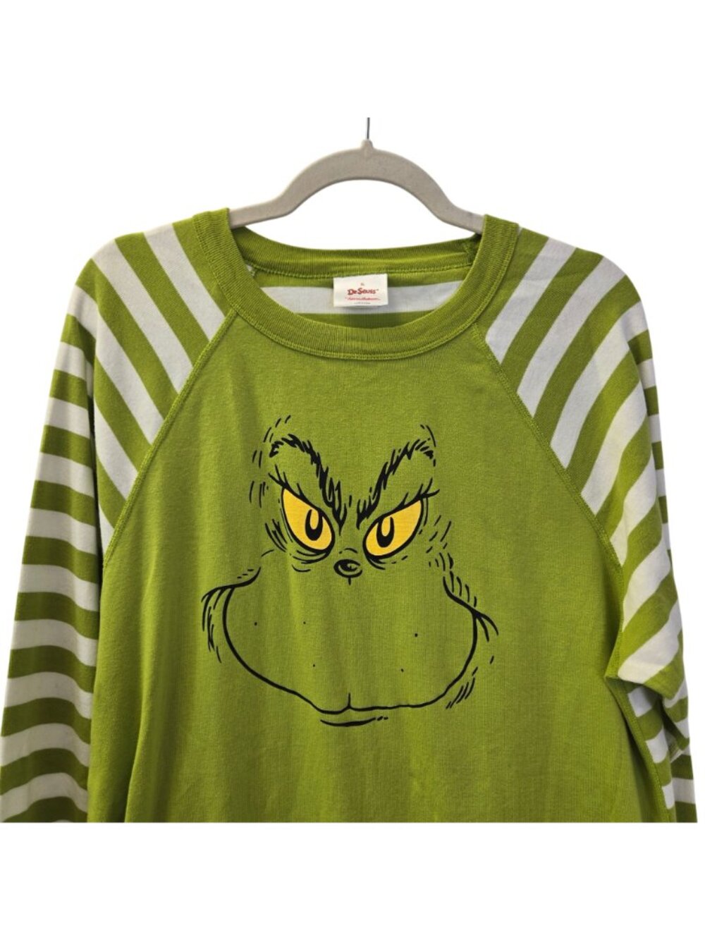 Hanna Andersson Adult Dr. Seuss Grinch Long John Pajama Set Size XL/XXL - Picture 5 of 8
